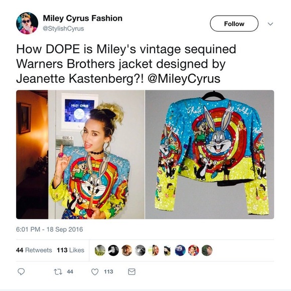 1990s Disney / Mickey Mouse platinum Jeanette Kastenberg bolero jacket - Picture 6 of 6